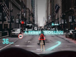 Новая технология позволяет превратить лобовое стекло автомобиля в огромный дисплей