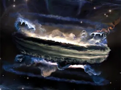 В NASA показали, как выглядит цунами внутри черной дыры