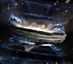 В NASA показали, как выглядит цунами внутри черной дыры