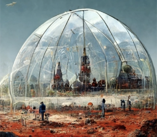 Нейромережа показала майбутнє: ядерний вибух у Москві та футуристичний Київ (фото)