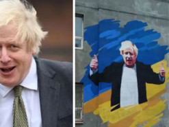 У Кривому Розі з'явився мурал з Борисом Джонсоном (фото)