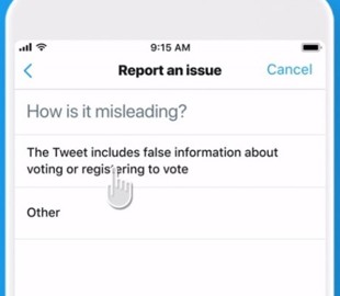 Twitter продолжает бороться с фальшивыми новостями