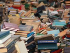 У столиці відправили на переробку 25 тонн російських книг