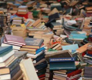 У столиці відправили на переробку 25 тонн російських книг