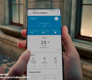 Показан первый смартфон Samsung с размещенной под дисплеем фронтальной камерой