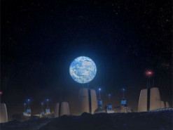 Роботы-строители и «ракетная вода». В NASA показали, как будет выглядеть первое поселение на Луне