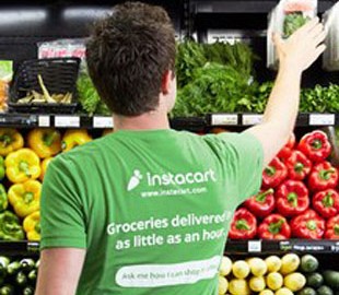 Сервис доставки продуктов Instacart оценили в 4,4 млрд долларов