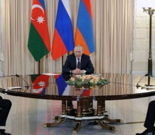 Домовилися домовлятися: що вирішили у Сочі Путін, Алієв та Пашинян