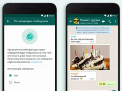 Исчезающие сообщения WhatsApp стали доступны для всех