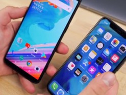OnePlus 5T сравнили с iPhone X