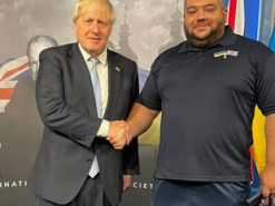 Лейтенант "Тур" із Запоріжжя почув слова підтримки від Бориса Джонсона