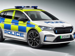 Полицейские будут ездить на абсолютно новых электромобилях Skoda