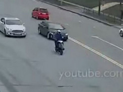 Погоня полиции за курьером в Киеве превратилась в музыкальную трагикомедию