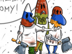 Палачи уже тут: меткие карикатуры на путинских "миротворцев" в Казахстане