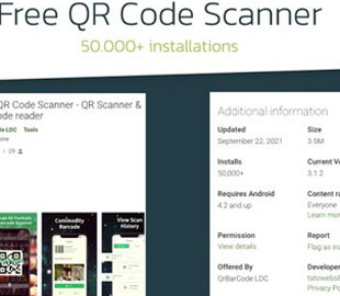 В Google Play Маркет нашли "хороший" QR-сканер с трояном