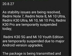 Выпуск MIUI 12 для Redmi Note 7 и Note 8 опять отложен