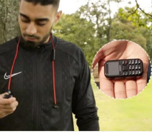 Выпущен самый маленький телефон в мире