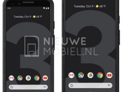 В Сеть попали официальные изображения смартфонов Google Pixel 3 и Pixel 3 XL