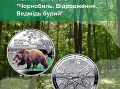 Нацбанк вводить в обіг пам’ятну монету з бурим ведмедем