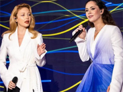 Тіна Кароль та Юлія Саніна здивували схожими образами на зустрічі з Оленою Зеленською