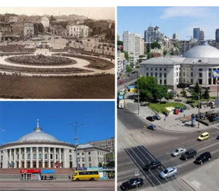 Без цирку та величезна клумба: площа Перемоги в Києві в 1950-х роках. Унікальне фото