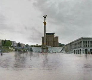 Создан сайт, позволяющий увидеть, как выглядит город после потопа или пожара