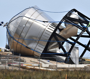Топливный бак SpaceX Starship разорвался во время испытаний