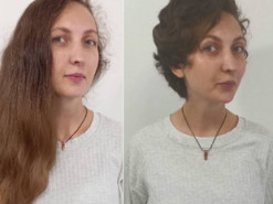 Волонтерка з Луганська обрізала волосся, щоб зібрати гроші на автівку для ЗСУ