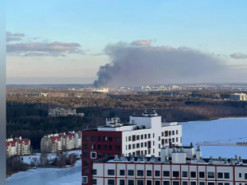 У росії спалахнула пожежа на заводі, який виготовляє матеріали для створення БПЛА