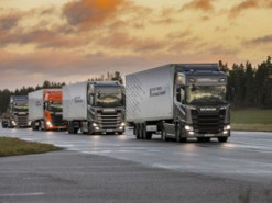 Представлен работающий от энергии солнца грузовик