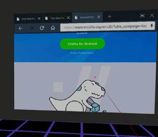 Mozilla разрабатывает браузер для виртуальной интернет-реальности