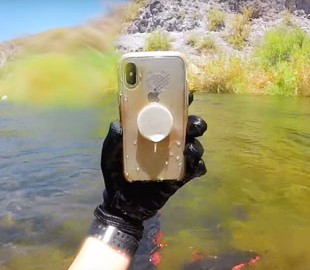iPhone X пролежал на дне реки 2 недели и выжил