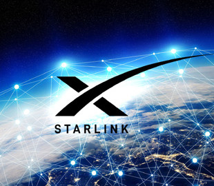 Парад спутников Starlink Маска сняли на видео над Киевом