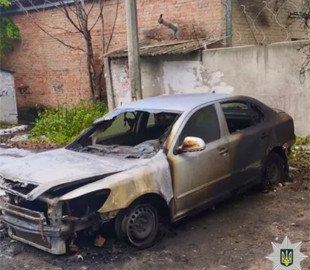 Іноземець на замовлення інтернет-куратора підпалив авто військового у Білій Церкві