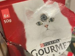 Британец нашел скрытую шпионскую камеру внутри коробки с кошачьим кормом