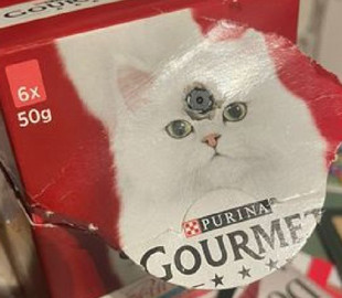 Британец нашел скрытую шпионскую камеру внутри коробки с кошачьим кормом