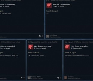 Valve хочет сделать отзывы об играх в Steam ещё полезнее
