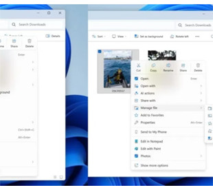 Контекстне меню Windows 11 стає коротшим у новій тестовій версії