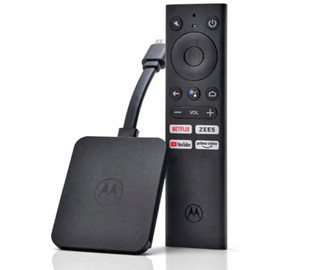 Представлена ТВ-приставка Motorola 4K Android TV Stick