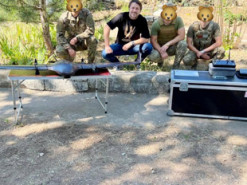 Сергій Притула передав нідерландський безпілотник бійцям 59 бригади з Вінниччини