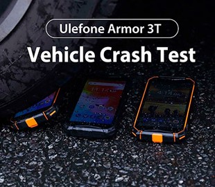 По смартфону Ulefone Armor 3T можно смело проехать на авто