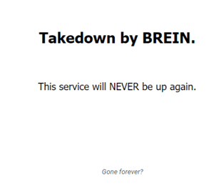 Отключен крупный пиратский сервер. На нем были площадки с Украины