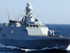 Корвет "Іван Мазепа" пройшов чергові випробування. У ВМС показали ефектні кадри