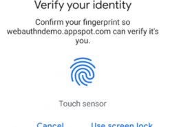 Google добавила в Chrome для Android поддержку сканеров отпечатков
