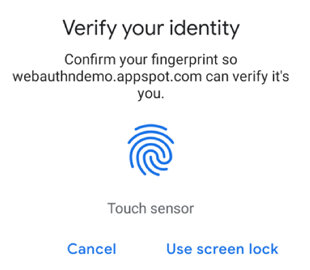 Google добавила в Chrome для Android поддержку сканеров отпечатков