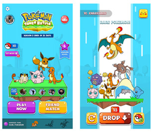 На Facebook появились две игры о покемонах