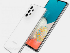 Смартфон Samsung Galaxy A53 показан на компьютерных рендерах
