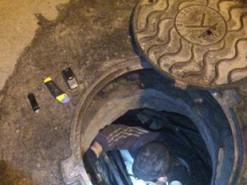 В Днепре патрульные обнаружили вора в коммуникационном колодце