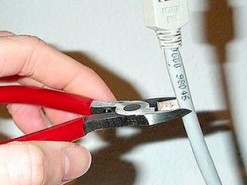 В Северодонецке задержали похитителей интернет-кабеля