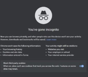 Ще одне нагадування про те, що режим інкогніто не захищає ваші дані